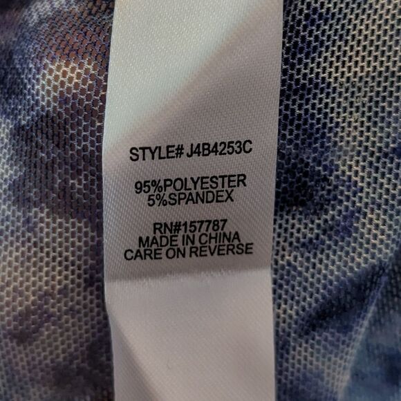 Francesca's full circle trends tie dye mesh mock neck long sleeve NWT - Picture 5 of 5